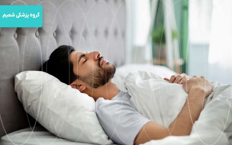 Sleeping on the back