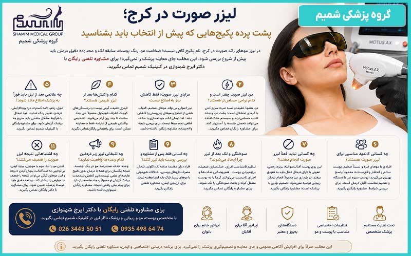لیزر صورت در کرج