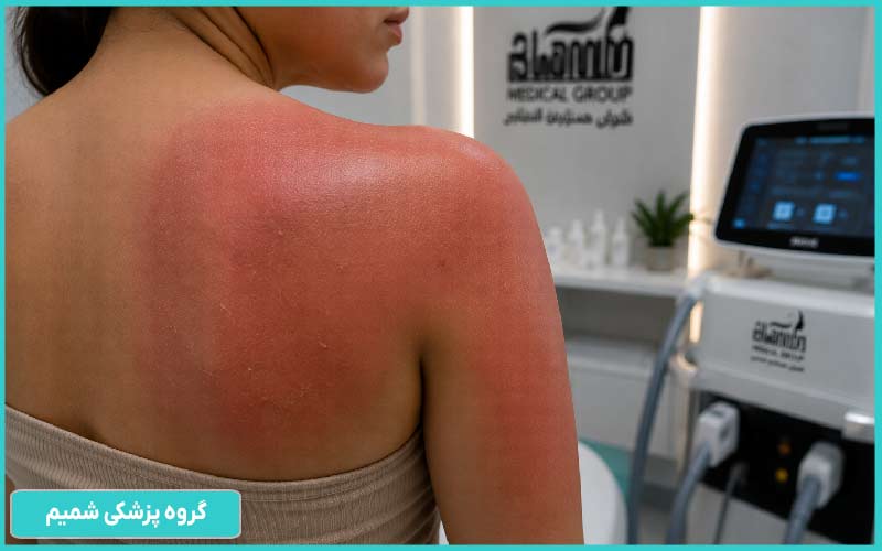 آفتاب‌سوختگی یا سولاریوم قبل از لیزر