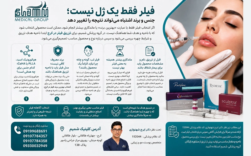 فیلر فقط یک ژل نیست